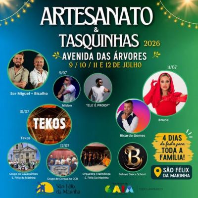 Artesanato e Tasquinhas
