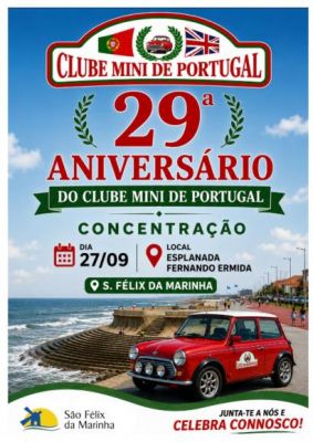 29&ordm; Anivers&aacute;rio - Clube Mini Portugal